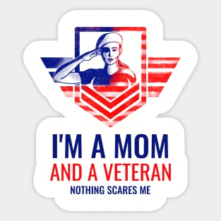 Veteran Mom Sticker